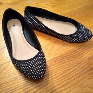 Torrid 8.5 Black Rhinestone Flats